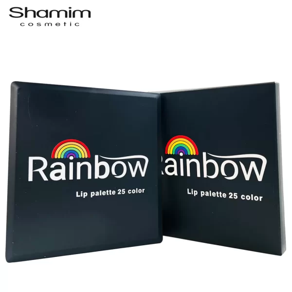 پالت رژ لب 25 رنگ رینبو  (rainbow)