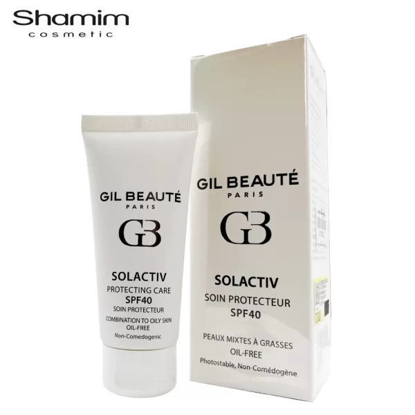 کرم ضد آفتاب( مناسب پوست مختلط تا چرب) SPF40 ژیل بوته